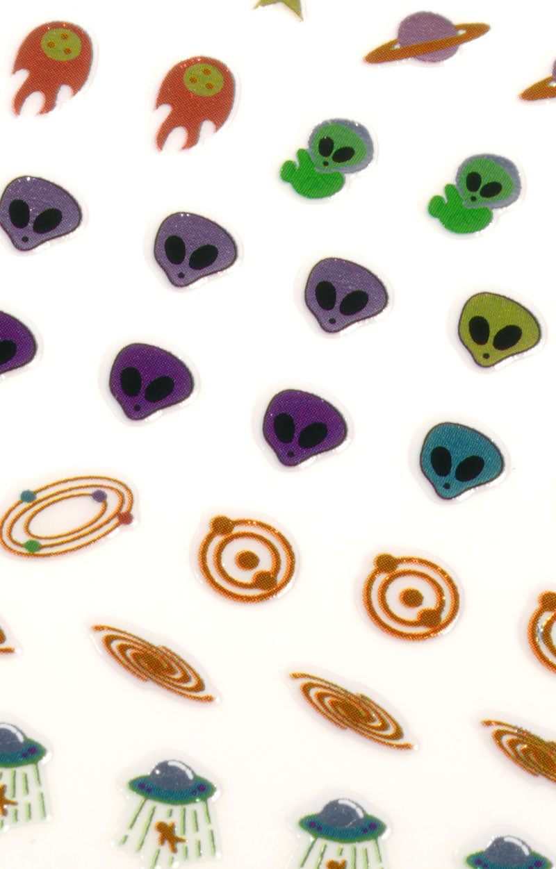 Space Nail Art Stickers