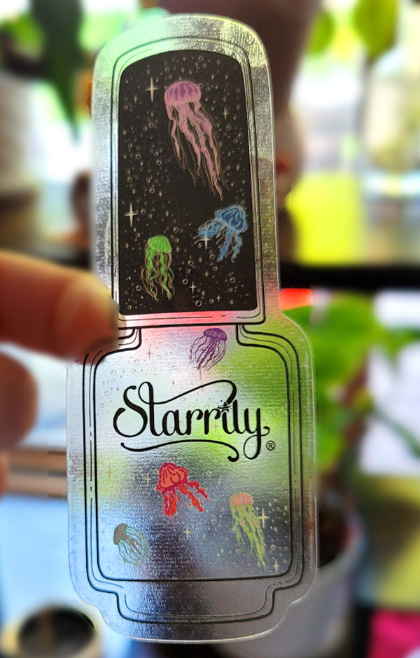 Jellyfish Journey Sticker Clear