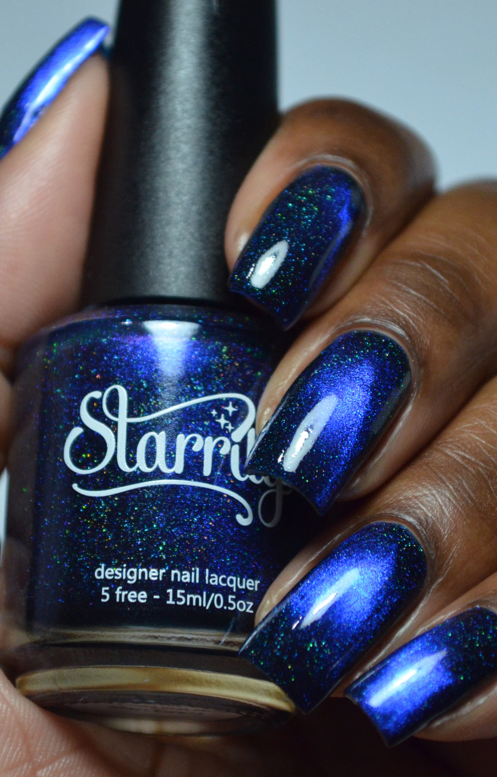 Neptune - Magnetic Holographic Nail Polish by Starrily - The