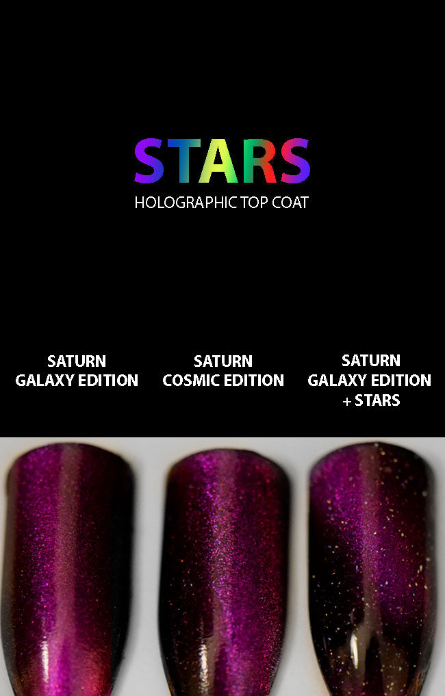 Stars - Limited Availability - Holographic Top Coat