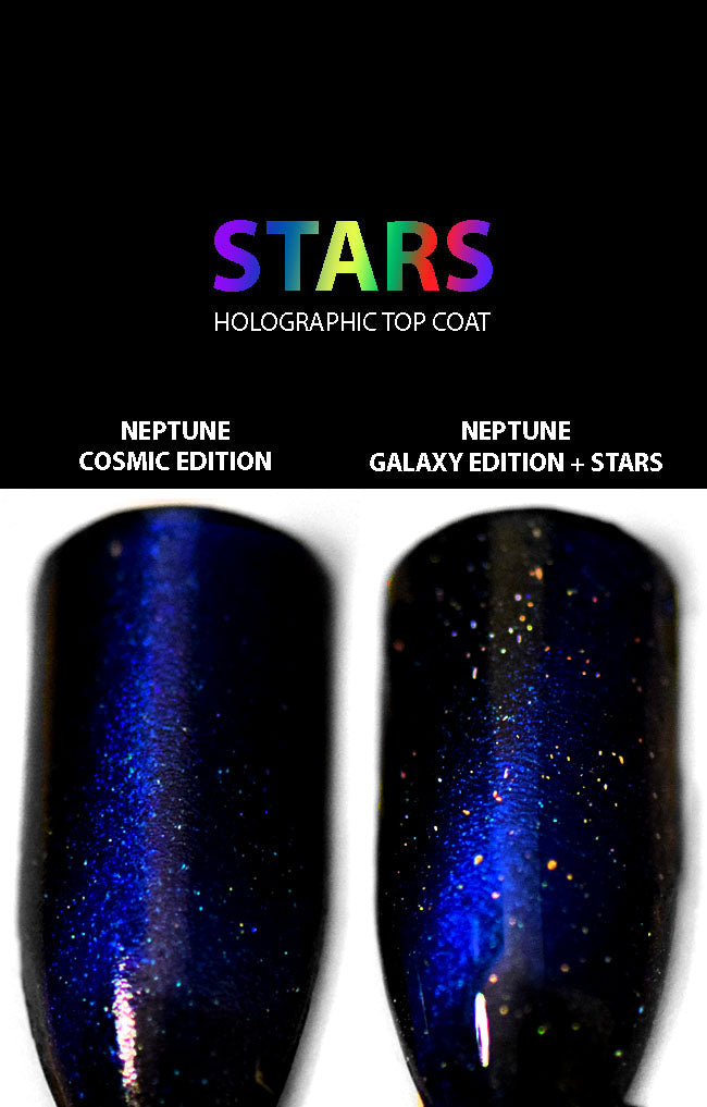 Stars - Limited Availability - Holographic Top Coat