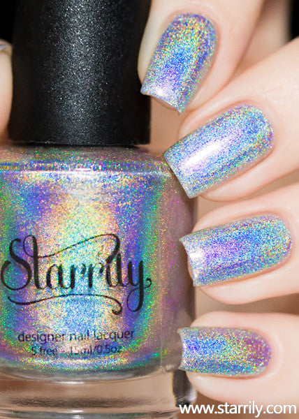 Magic rainbow beautiful holographic nail polish rainbow linear holo holographic nails