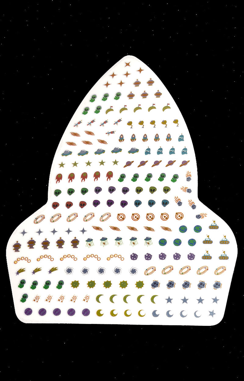 Space Nail Art Stickers