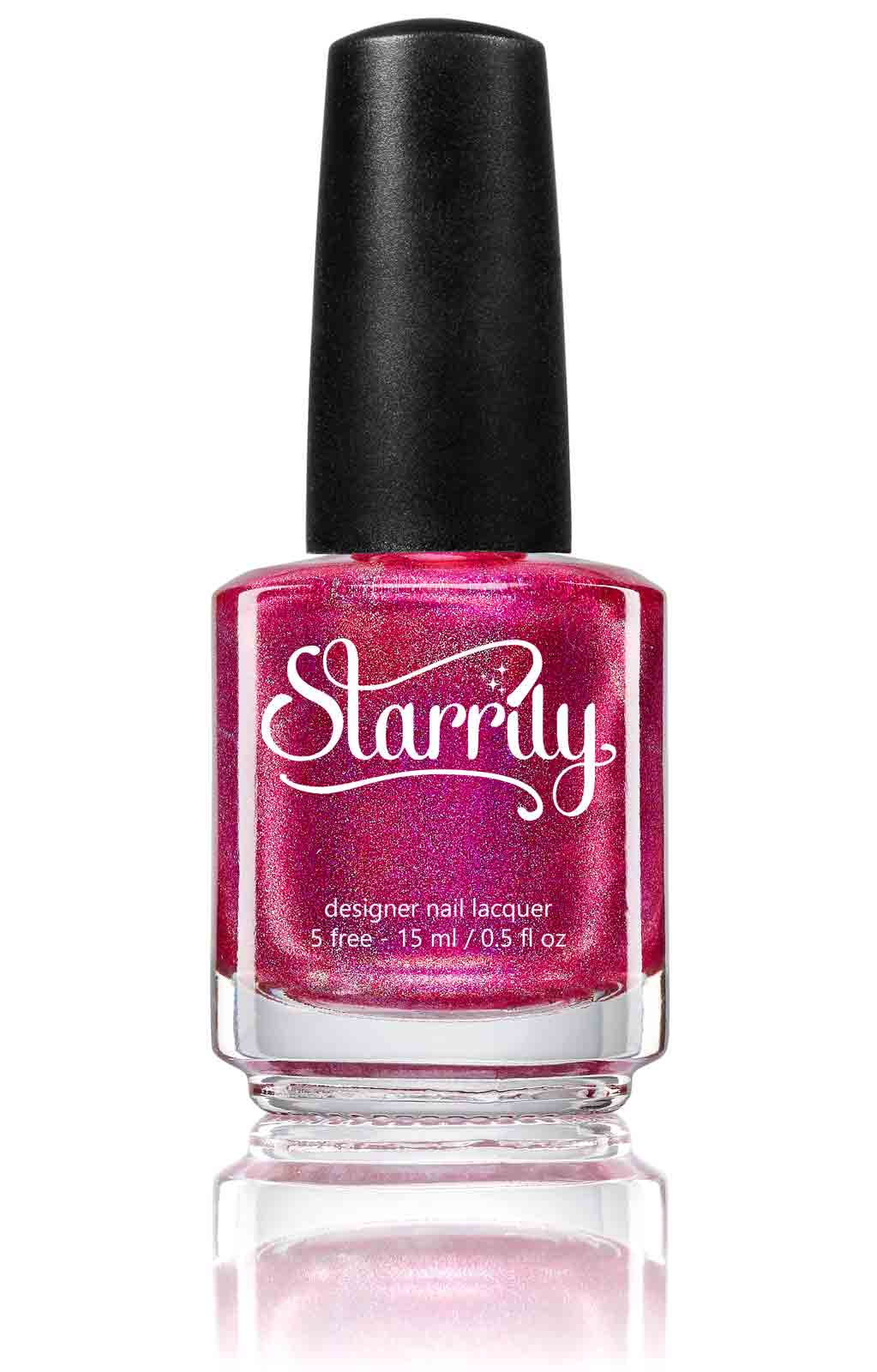Gamma Ray is a beautiful pink linear holographic nail polish