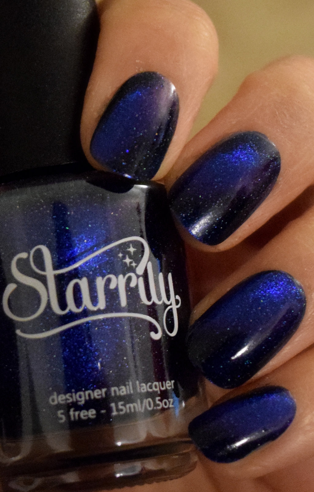Neptune - Magnetic Holographic Nail Polish by Starrily - The