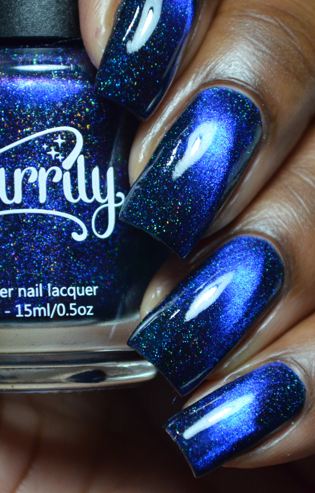 Neptune - Magnetic Holographic Nail Polish by Starrily - The