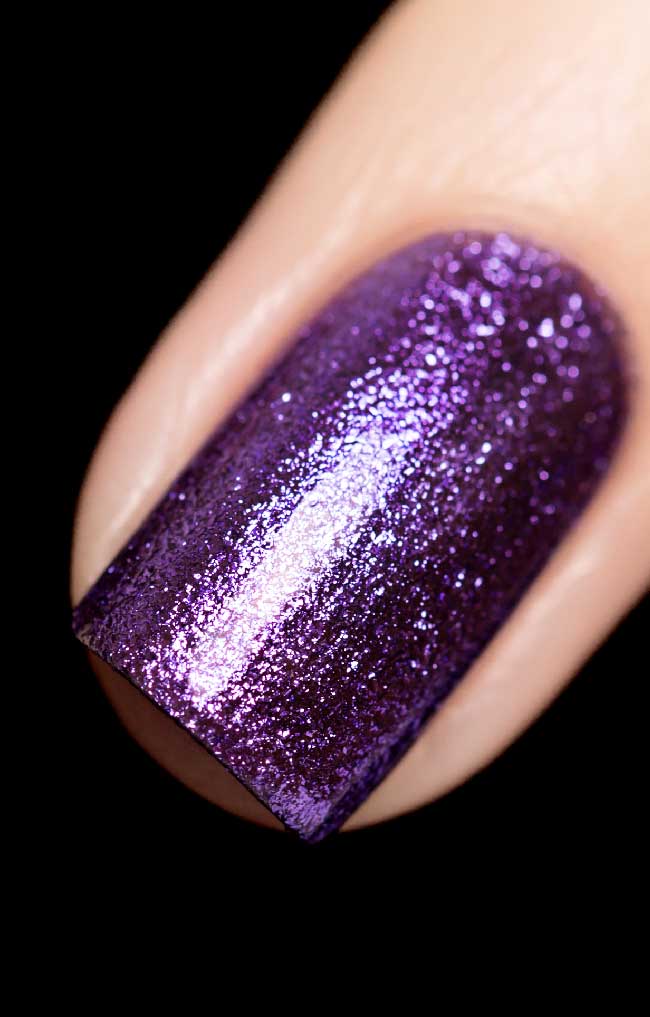 Purple Sparkle Nail Polish ;) ooooh! | Purple glitter nails, Sparkle nails,  Nails