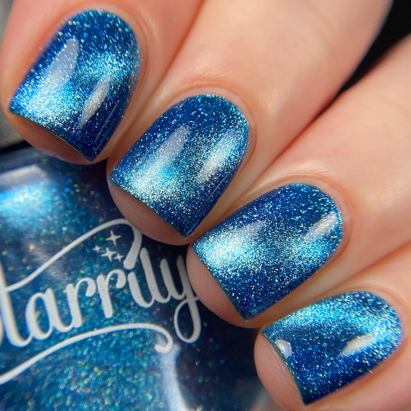 Uranus Magnetic Holographic Nail Polish by Starrily - The Planets