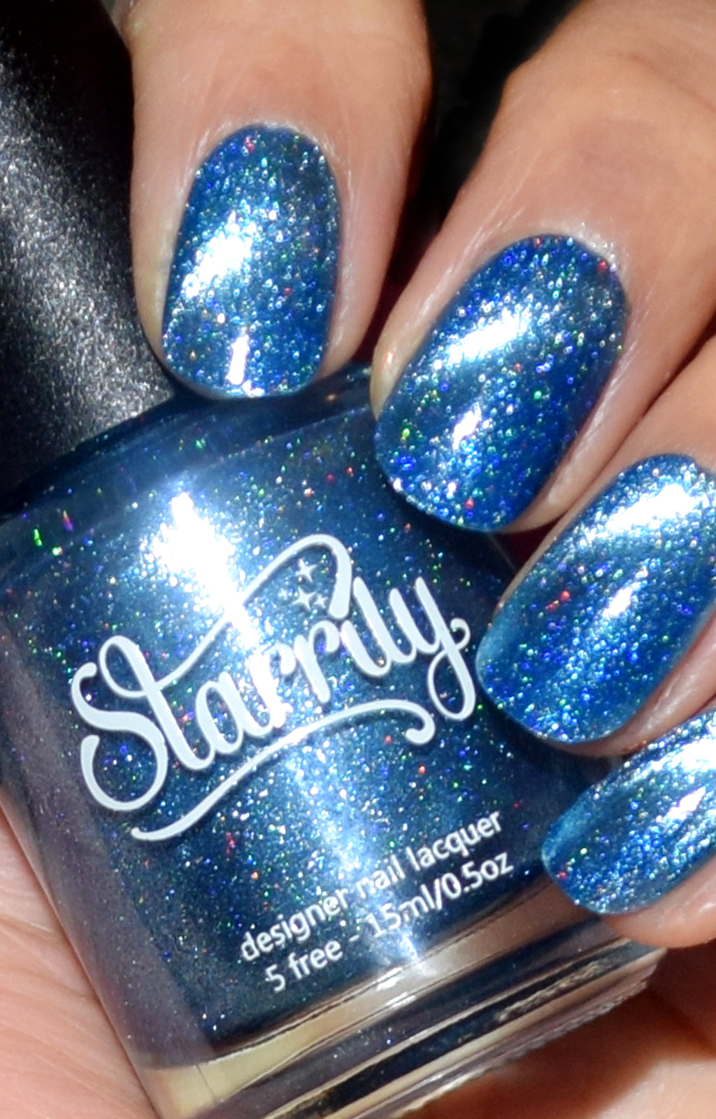Uranus Magnetic Holographic Nail Polish by Starrily - The Planets