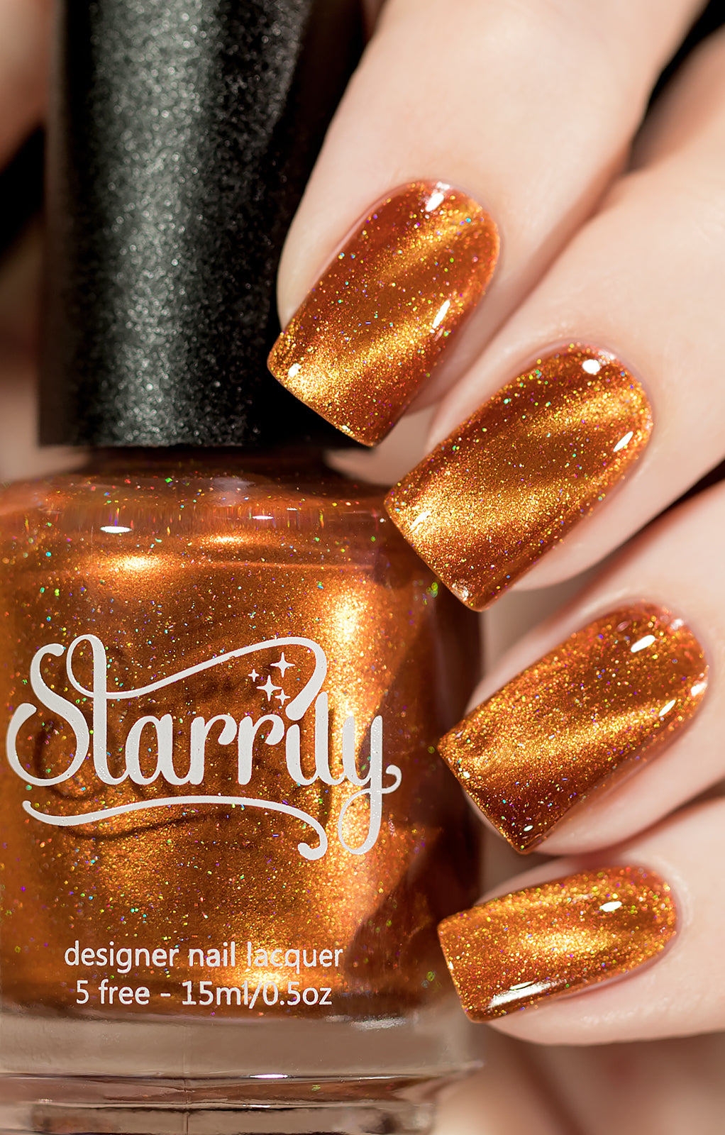 Jupiter - Magnetic Holographic Nail Polish by Starrily - The
